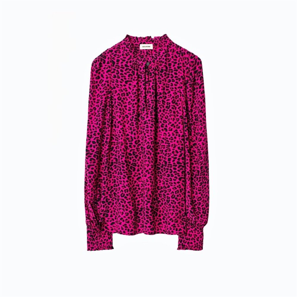 NWT - Zadig & Voltaire Leopard Print Tunic Blouse… - image 10